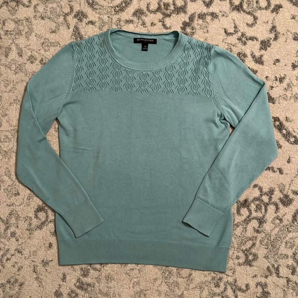 Banana Republic Sage Green Sweater- M!